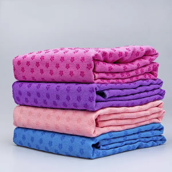 Non Slip Cotton Yoga Mat Towel Travel Sport Fitness Exercise Yoga Mat Cover Fine Fiber Stonger Water and Sweat Absorption - Image 6