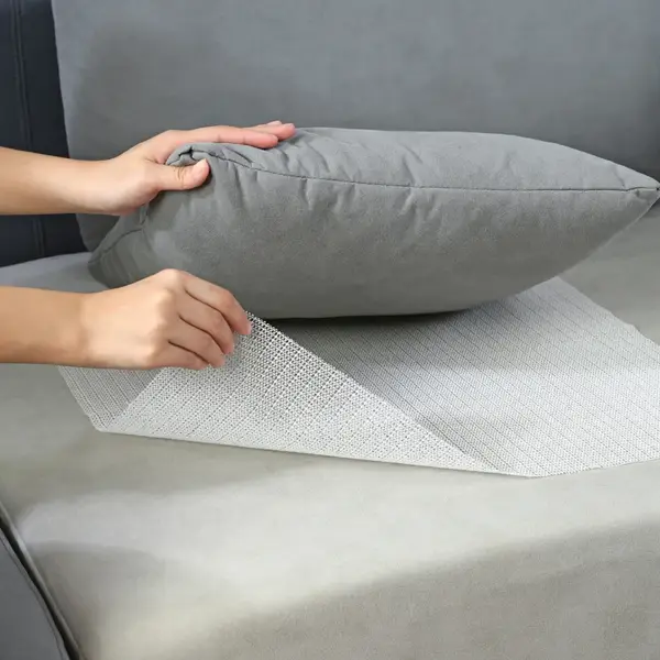 PVC Foaming Non Slip Mat Mattress Sofa Mat Antiskid Net Cloth Household Carpet Yoga Mat Anti-skid Fixing Base Fabric - Image 4