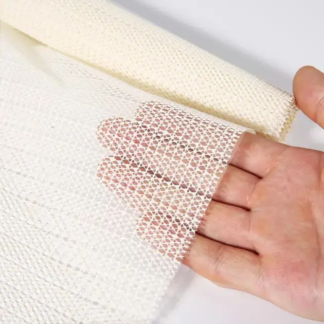 PVC Foaming Non Slip Mat Mattress Sofa Mat Antiskid Net Cloth Household Carpet Yoga Mat Anti-skid Fixing Base Fabric