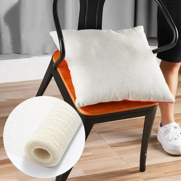 PVC Foaming Non Slip Mat Under Carpet Mattress Sofa Mat Antiskid Net Cloth Kitchen Floor Yoga Mats Anti-skid Fixing Base Fabric - Image 4