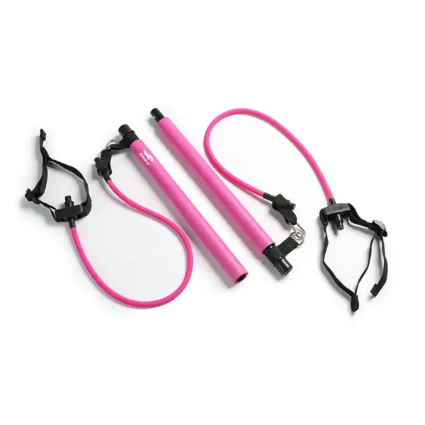 Pilates Exercise Stick Fitness Yoga Bar Crossfit Resistance Bands Trainer Pull Rods Pull Rope Home Gym Body Workout Building - Image 3