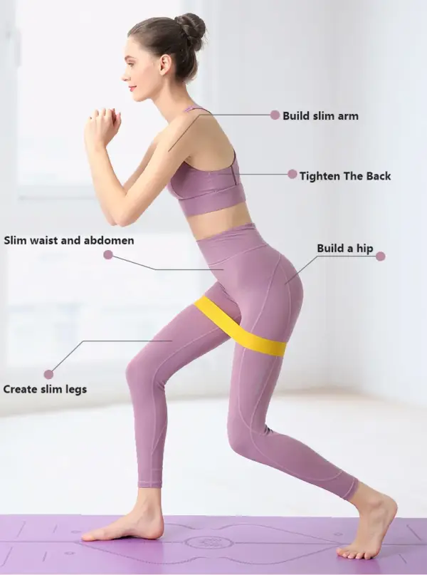 Portable Fitness Workout Equipment Rubber Resistance Bands Yoga Gym Elastic Gum Strength Pilates Crossfit Women Weight Sports - Image 6