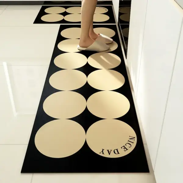 Slip Absorbent Kitchen Floor Mat Quick Drying Living Room Carpet High Quality Absorbent Anti Fall Rugs Anti Oil Stain Floor Mats - Image 2