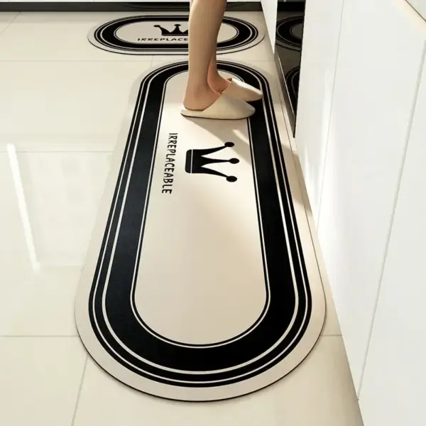 Slip Absorbent Kitchen Floor Mat Quick Drying Living Room Carpet High Quality Absorbent Anti Fall Rugs Anti Oil Stain Floor Mats - Image 4