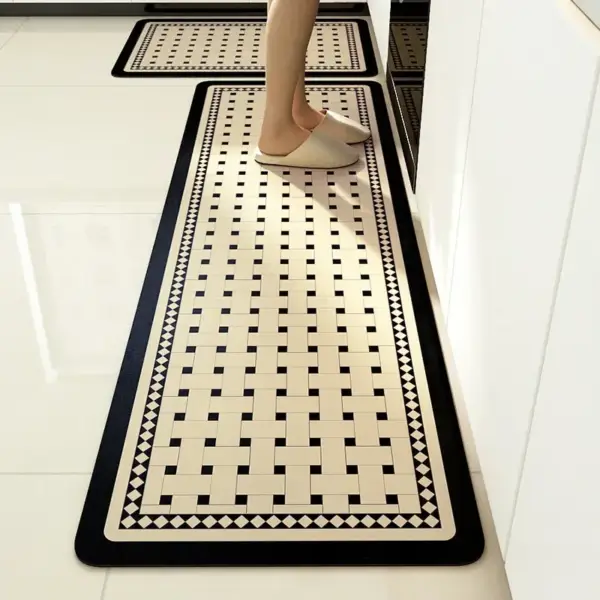 Slip Absorbent Kitchen Floor Mat Quick Drying Living Room Carpet High Quality Absorbent Anti Fall Rugs Anti Oil Stain Floor Mats