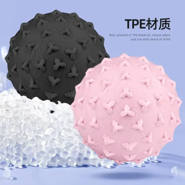 Soft Elastic Solid Triangular Nail Fascia Ball for Relaxing Leg Massager Massage Ball, Yoga Massage, Fitness Fascia Ball - Image 2