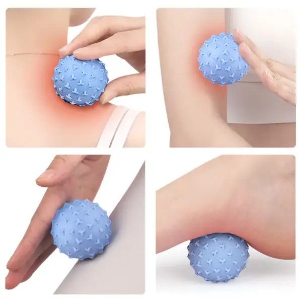 Soft Elastic Solid Triangular Nail Fascia Ball for Relaxing Leg Massager Massage Ball, Yoga Massage, Fitness Fascia Ball - Image 4