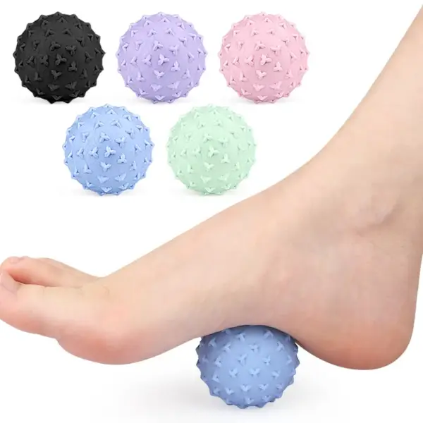 Soft Elastic Solid Triangular Nail Fascia Ball for Relaxing Leg Massager Massage Ball, Yoga Massage, Fitness Fascia Ball - Image 5
