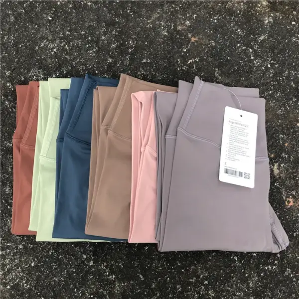 Solid Color25" Women Fitness High Waist Yoga Legging Comprehensive Training Jog gym Sport Pant Soft Plus Size Add Logo For Free