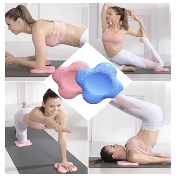 Thicken Yoga Knee Pad Cushion Wrist Hips Hands For Leg Arm Elbows Balance Exercise Fitness Pilates Yoga Mat Plank TPE Mat 2pcs - Image 3