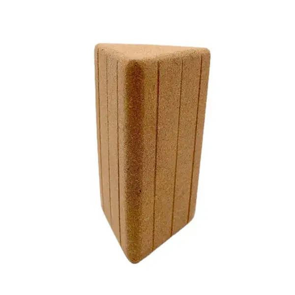 Triangle Cork Yoga Block High Density Cork Cushion Relax Waist Abdominal Squat Mat Children Assisted Dance Fitness Tool - Image 4