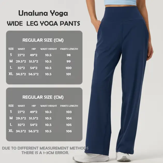 Unaluna Wide Leg Yoga Pants Nylon High Waist Leggings for Fitness Push Up Sports Tights for Women Workout Clothes Sportswear Gym