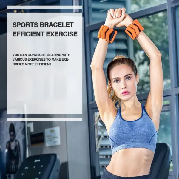 Weighted Wrist Straps Running Exercise Silicone Wrists Ankles Yoga Gravity Rings Fitness Straps Wrist Weight Gainer Bands - Image 4