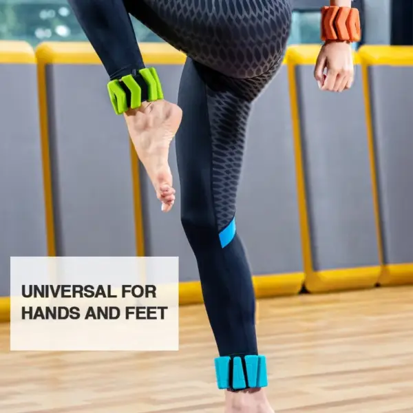 Weighted Wrist Straps Running Exercise Silicone Wrists Ankles Yoga Gravity Rings Fitness Straps Wrist Weight Gainer Bands - Image 6