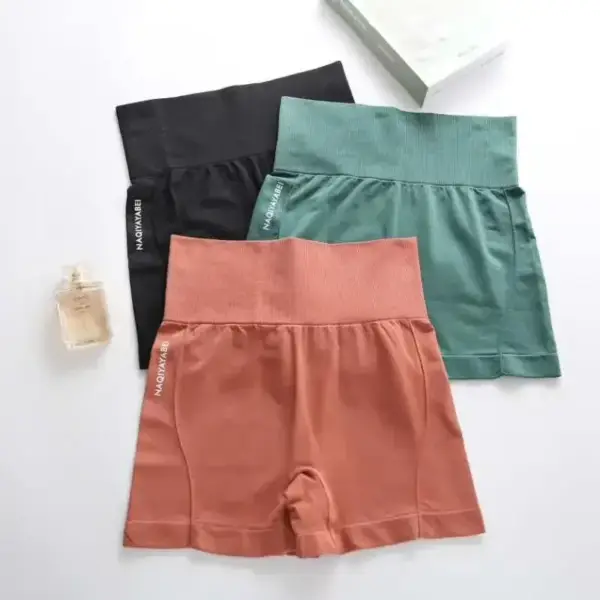 Women's Gym Workout Seamless Yoga Leggings High Waist Fitness Sport Running Short Pants Honey Peach Butt Lifting Jogging Shorts - Image 3