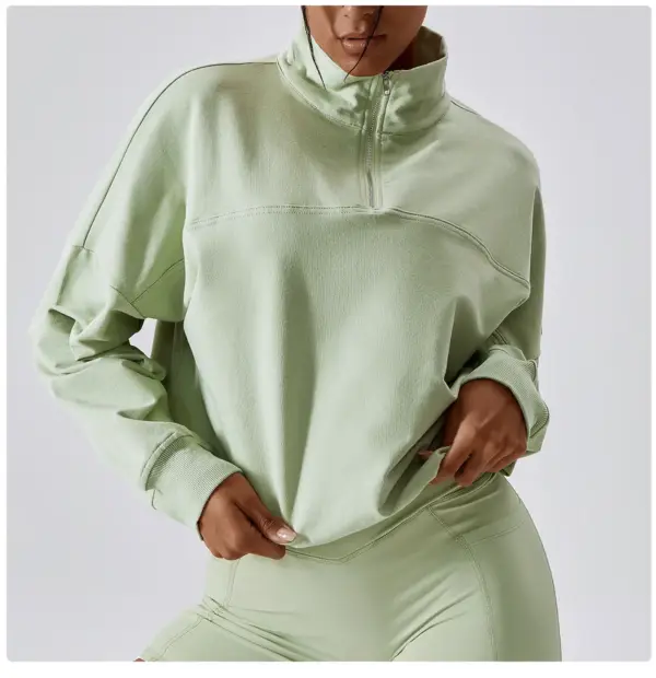 Workout Set for Women Female Yoga Set Zipper Running Clothes Sportswear Outfits Tracksuit Gym Sweatpants Leggings Active Wear - Image 2