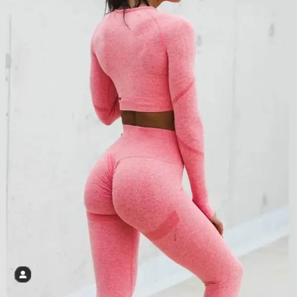 XL Women High Waist Scrunch Bubble Butt Yoga Pant Fitness Ladies Gym Sports Workout Leggings Push Up Fitness Female Gym Leggings - Image 6