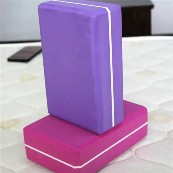 Yoga Block Multi colors Pilates EVA Yoga Brick Gym Foam Stretching Aid Gym Pilates Yoga Block Exercise Fitness Sport - Image 5