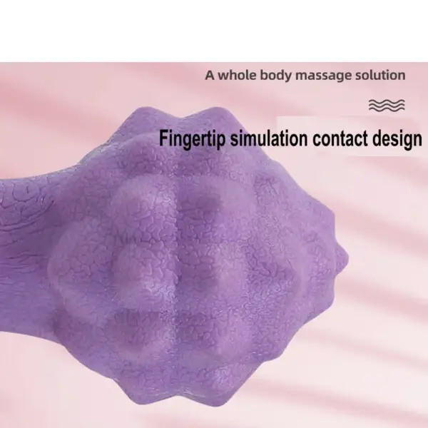 Yoga Equipment Women Meridian Massage Ball Leg Fascia Roller TPE Cervical Sensory Massager Yoga Health Care Peanut Ball Exercise - Image 4
