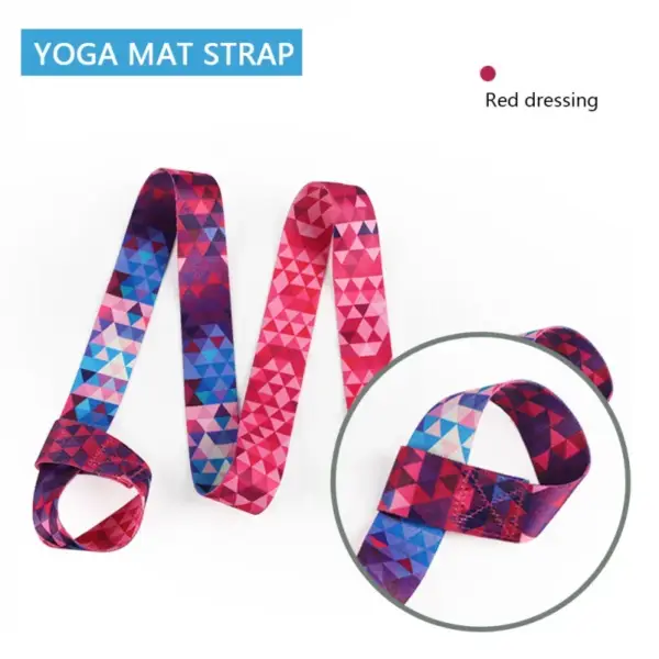 Yoga Mat Strap Belt Adjustable Sports Sling Shoulder Carry Strap Belt Exercise Stretch Fitness Equiment Elastic Yoga Belt Hot - Image 5