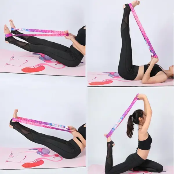 Yoga Mat Strap Belt Adjustable Sports Sling Shoulder Carry Strap Belt Exercise Stretch Fitness Equiment Elastic Yoga Belt Hot - Image 6