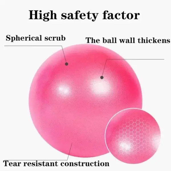 Yoga Pilates Ball Postpartum Recovery Thickened Explosion-proof Fitness Hip Ball 25CM Gymnastics Auxiliary Ball - Image 5