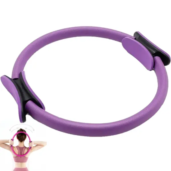 Yoga Pilates Circles,Fitness Spring Aid Rings,Women Pelvic Exercise,Home Shaping Equipment for Toning Muscle,Legs,Open Back