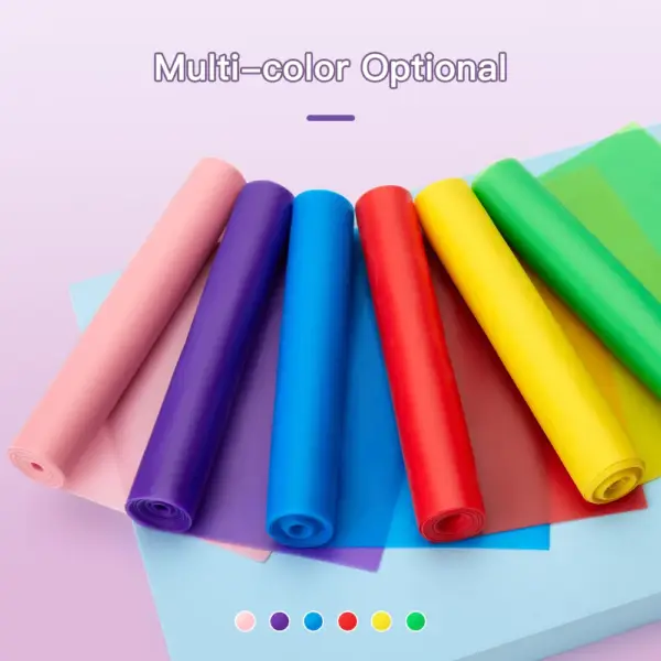Yoga Pilates Stretch Resistance Band Exercise Fitness Band Training Elastic Exercise Fitness Rubber 150cm natural rubber Gym - Image 5