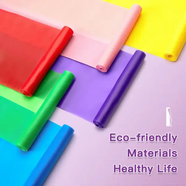 Yoga Pilates Stretch Resistance Band Exercise Fitness Band Training Elastic Exercise Fitness Rubber 150cm natural rubber Gym - Image 6
