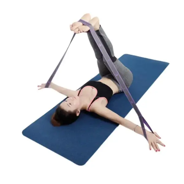 Yoga Pull Strap Belt Polyester Latex Elastic Latin Dance Stretching Band Loop Yoga Pilates GYM Fitness Exercise Resistance Bands - Image 3