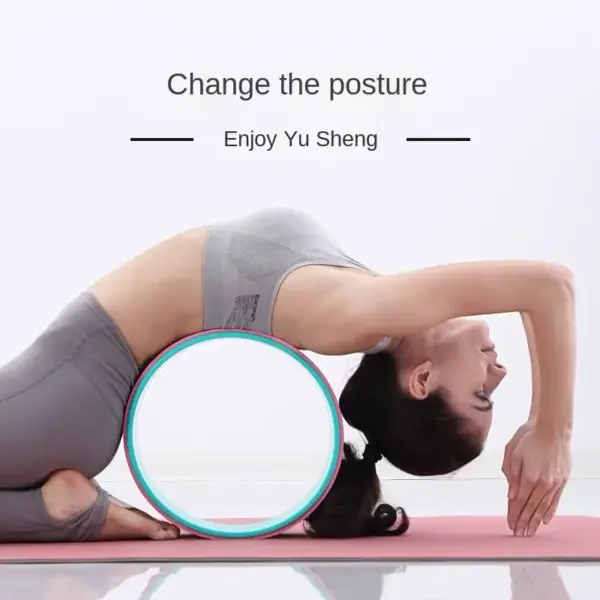 Yoga Wheel Open Back Beginner Fitness Circle Back Bending Equipment Massage Roll Back Beauty Roller - Image 2