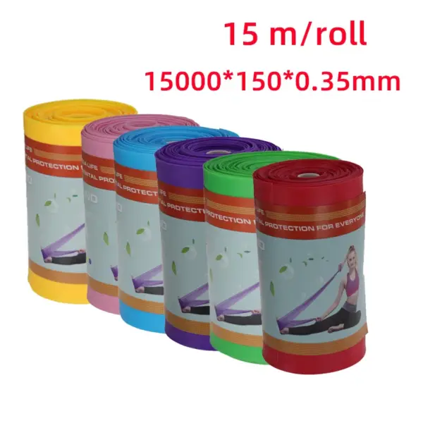 Yoga physiotherapy elastic band, gym resistance band, sports stretching training rope, Pilates 200cm stretching film, fitness eq - Image 2