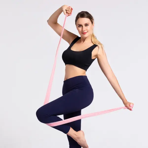 Yoga physiotherapy elastic band, gym resistance band, sports stretching training rope, Pilates 200cm stretching film, fitness eq - Image 4