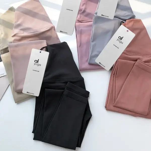 al logo Al Yoga Brushed Seamless Nude Feel High Waist Nylon Fitness Yoga Clothes yoga pants women leggings sport women fitness - Image 3