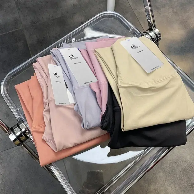 al logo Al Yoga Brushed Seamless Nude Feel High Waist Nylon Fitness Yoga Clothes yoga pants women leggings sport women fitness